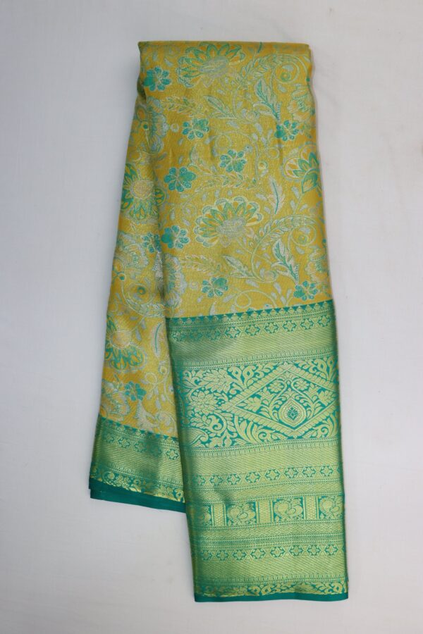 Opulent Yellow Kanjipuram Saree